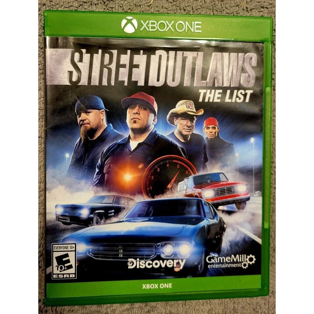 Street Outlaws: The List - Microsoft Xbox One, TESTED & WORKING, FAST SHIPPING